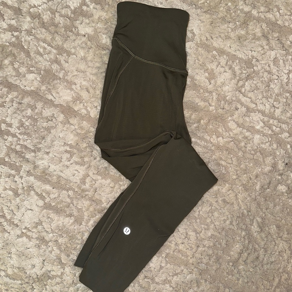Forest green lululemon leggings